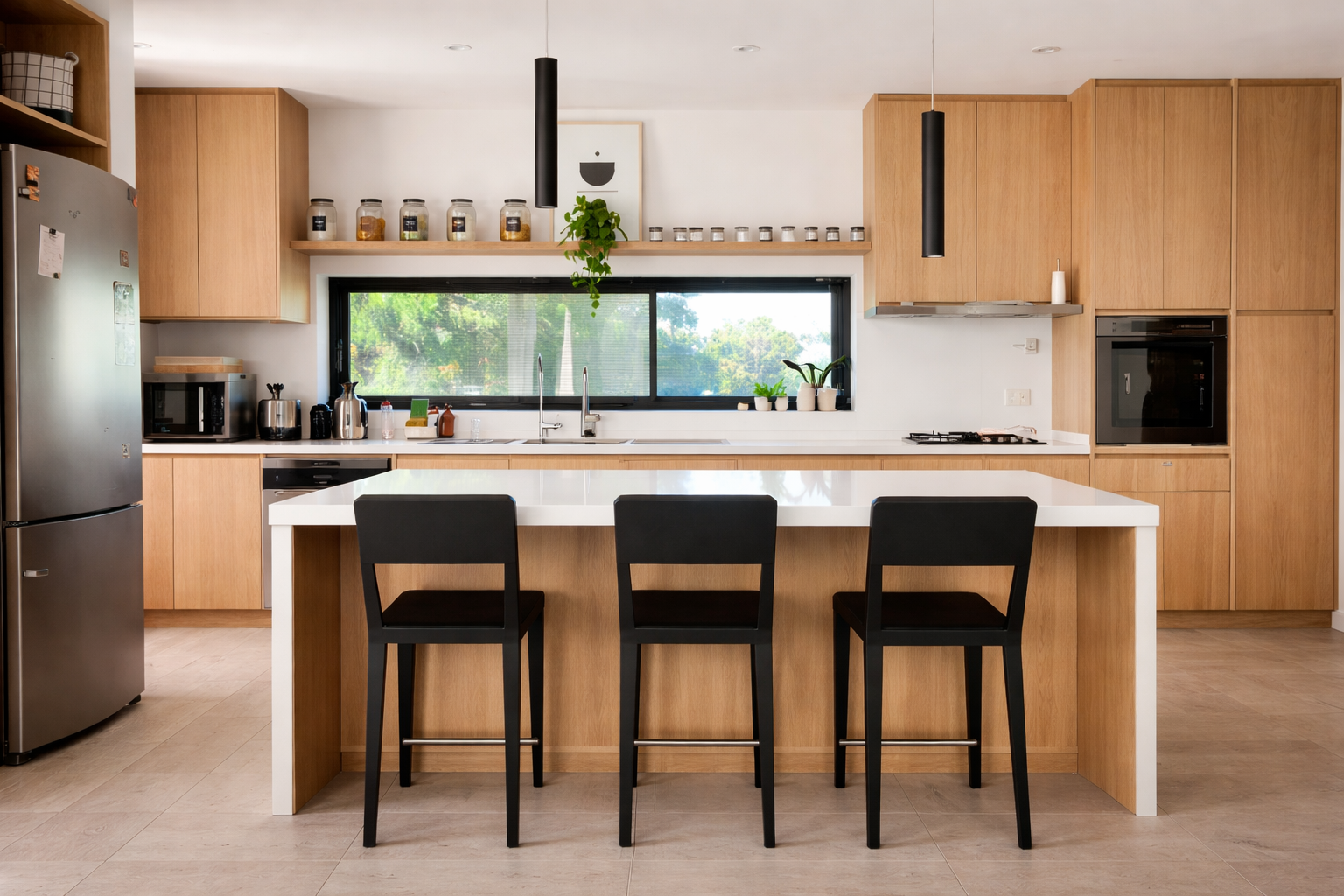 Cocina a medida diseñada por FAB Amoblamientos